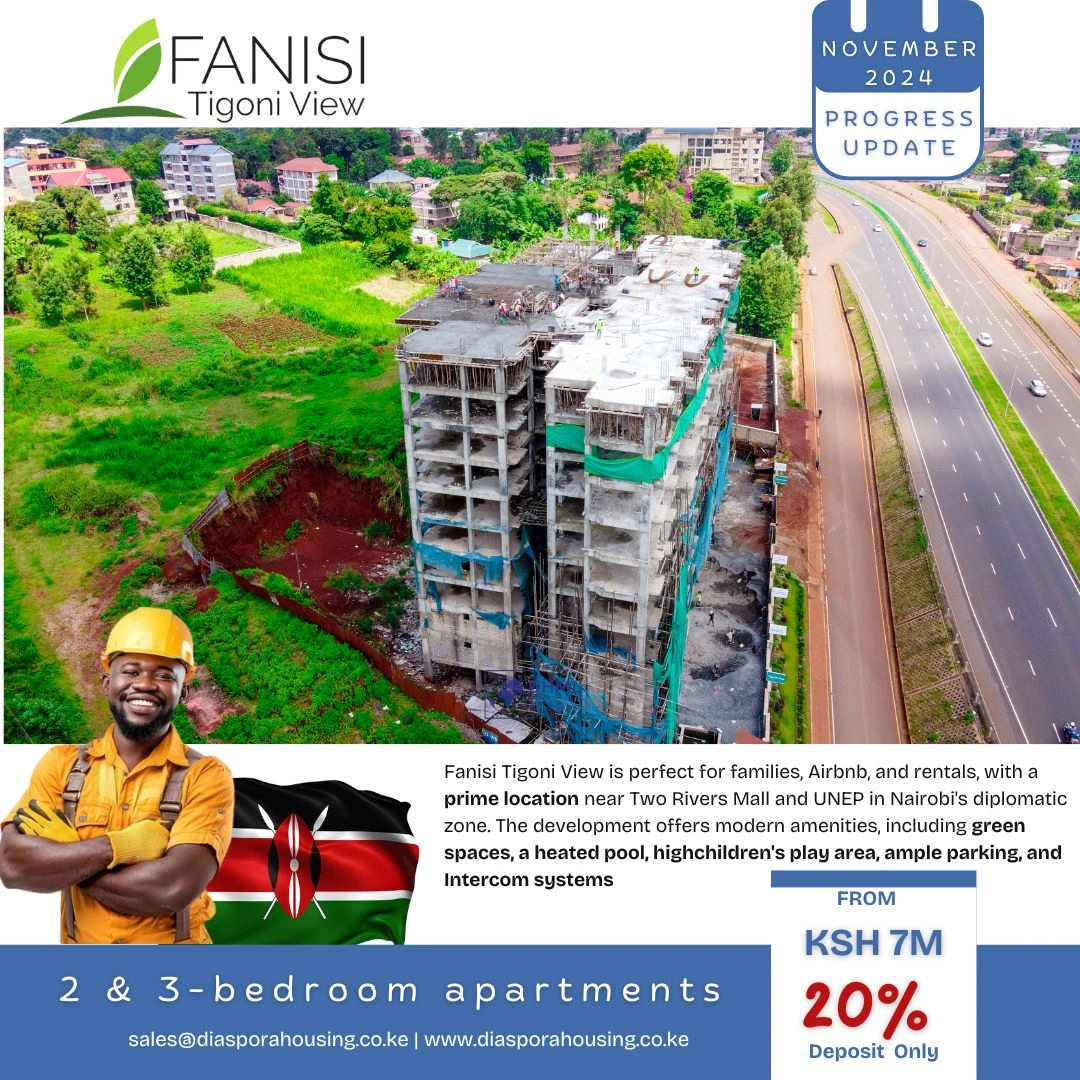Modern apartments for sale in Ruaka