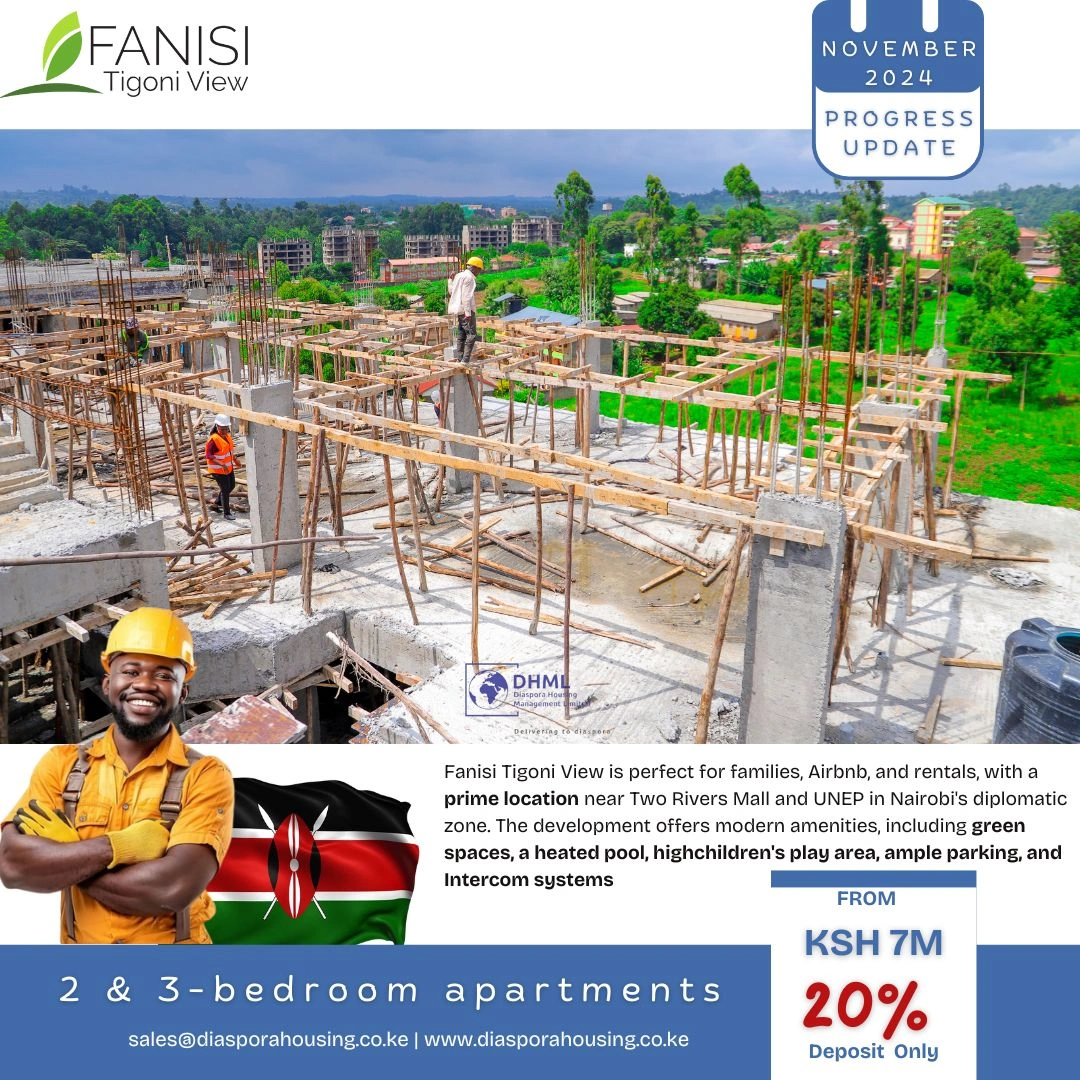 2 and 3-bedroom apartments in Nairobi