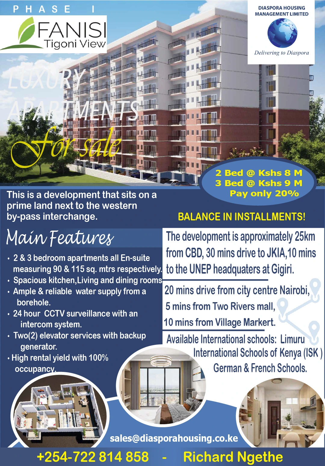 Top housing projects for Kenyans abroad